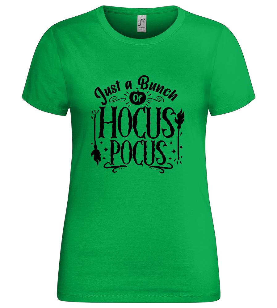 Hocus Pocus Design - Premium women's t-shirt_MEADOW GREEN_front