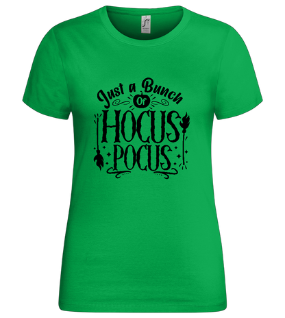 Hocus Pocus Design - Premium women's t-shirt_MEADOW GREEN_front