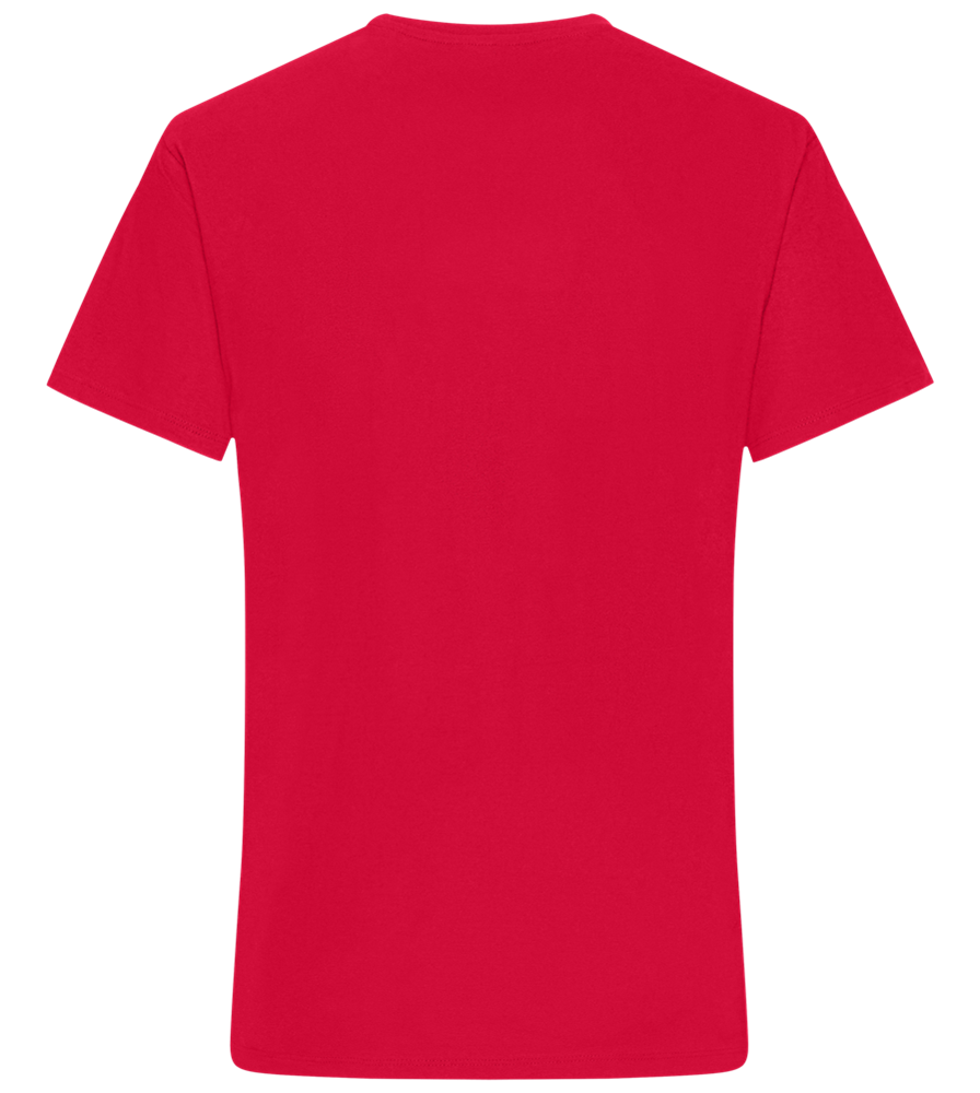 Want Some Fries Design - Basic men's v-neck t-shirt_RED_back