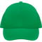 5-Panel Organic Cotton Baseball Cap_GREEN_front