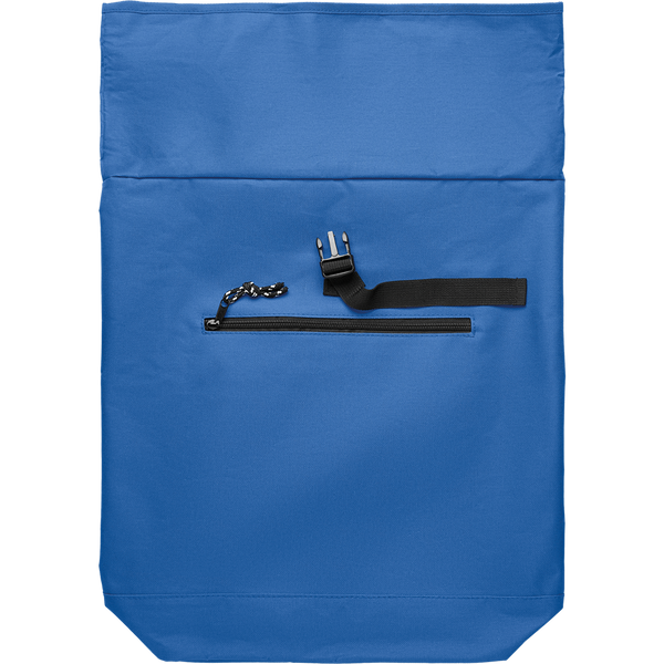 Rolltop Laptop Backpack with Padded Back_ROYAL BLUE_front
