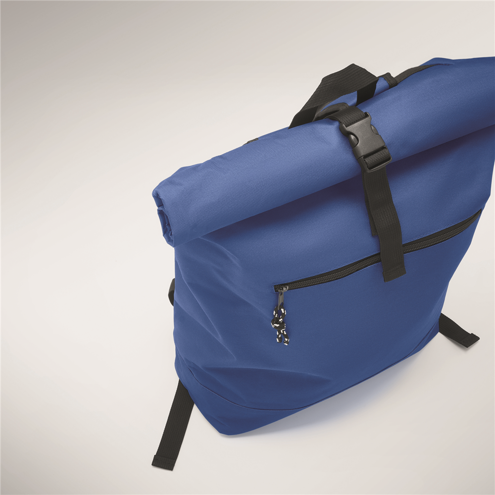 Rolltop Laptop Backpack with Padded Back_ROYAL BLUE_DETAILEDIMAGE_back_2