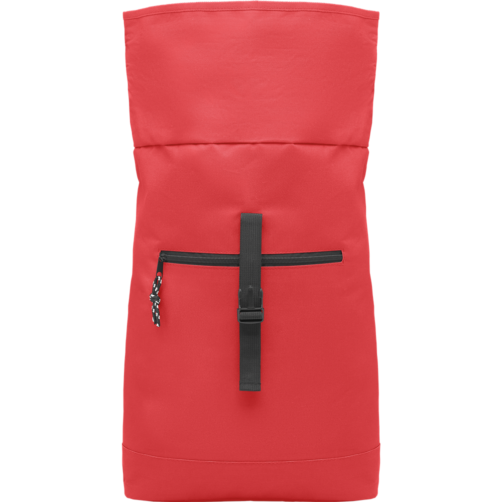 Rolltop Laptop Backpack with Padded Back_RED_DETAILEDIMAGE_front_4
