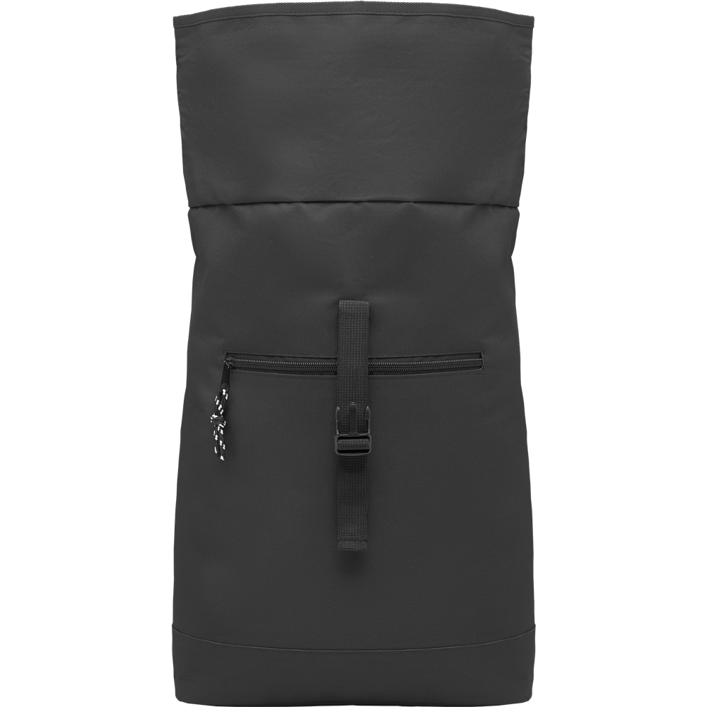 Rolltop Laptop Backpack with Padded Back_BLACK_DETAILEDIMAGE_front_4