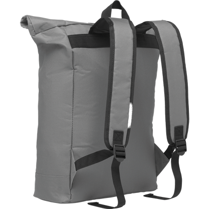 Rolltop Laptop Backpack with Padded Back_STONE GREY_DETAILEDIMAGE_front_3