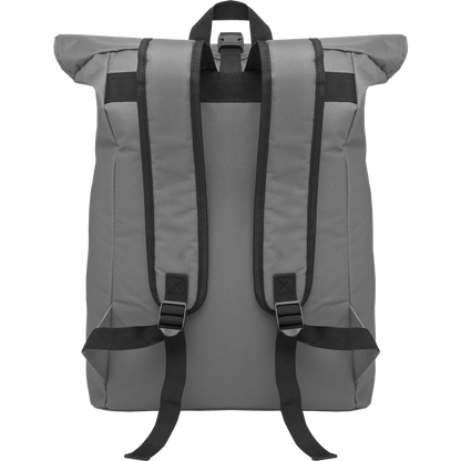 Rolltop Laptop Backpack with Padded Back_STONE GREY_DETAILEDIMAGE_front_2