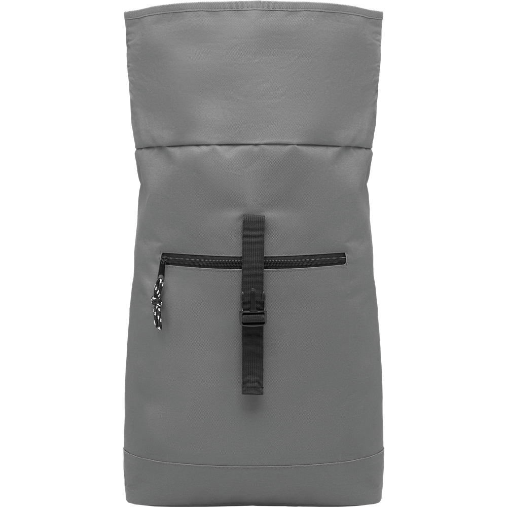 Rolltop Laptop Backpack with Padded Back_STONE GREY_DETAILEDIMAGE_front_4
