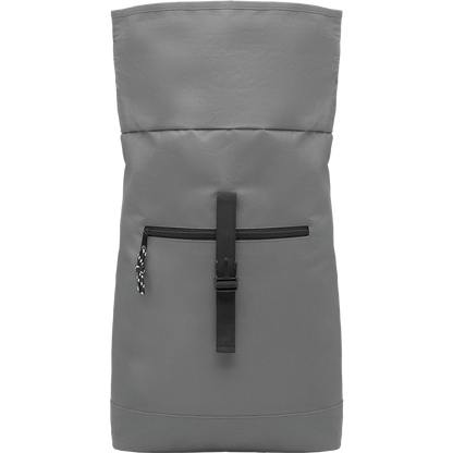 Rolltop Laptop Backpack with Padded Back_STONE GREY_DETAILEDIMAGE_front_4