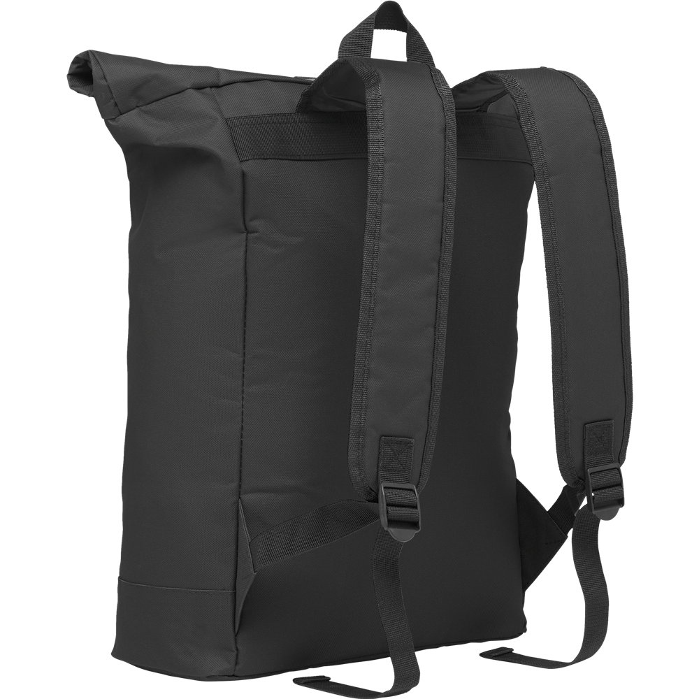 Rolltop Laptop Backpack with Padded Back_BLACK_DETAILEDIMAGE_front_3