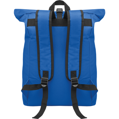 Rolltop Laptop Backpack with Padded Back_ROYAL BLUE_DETAILEDIMAGE_front_2