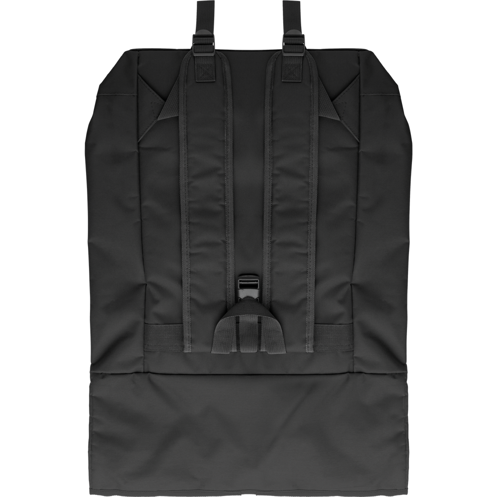 Rolltop Laptop Backpack with Padded Back_BLACK_back
