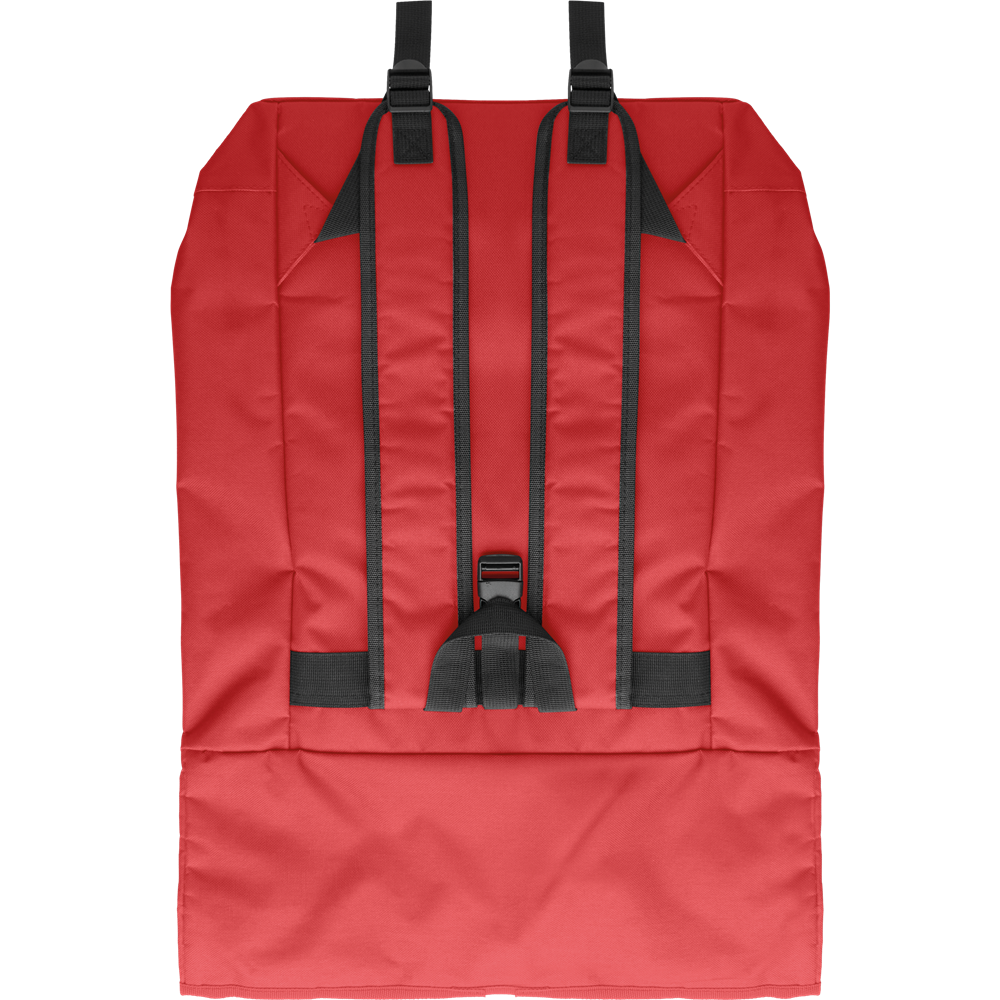 Rolltop Laptop Backpack with Padded Back_RED_back