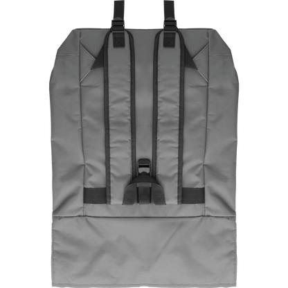 Rolltop Laptop Backpack with Padded Back_STONE GREY_back