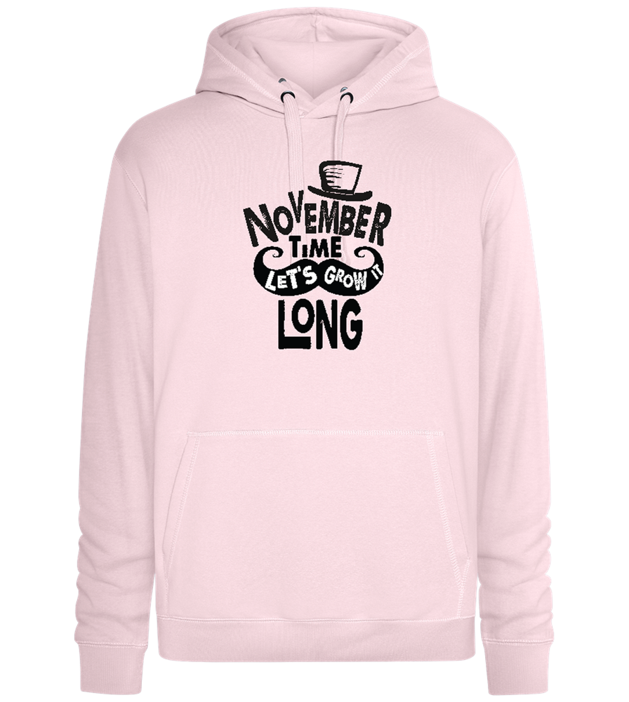 November Growth Design - Premium unisex hoodie_LIGHT PEACH ROSE_front