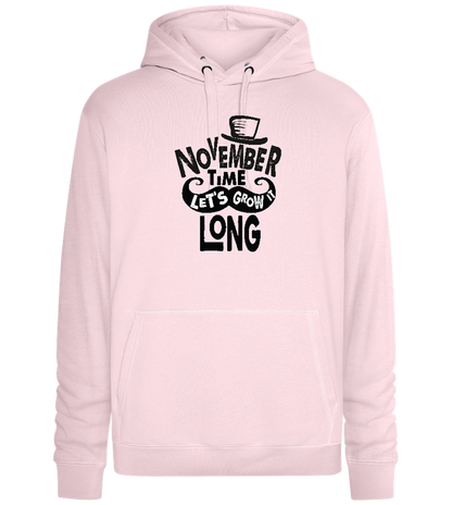 November Growth Design - Premium unisex hoodie_LIGHT PEACH ROSE_front