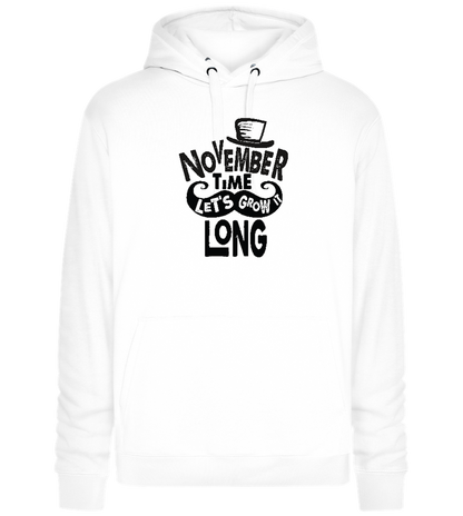 November Growth Design - Premium unisex hoodie_WHITE_front