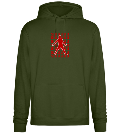 Soccer Celebration Design - Premium Essential Unisex Hoodie_ARMY_front