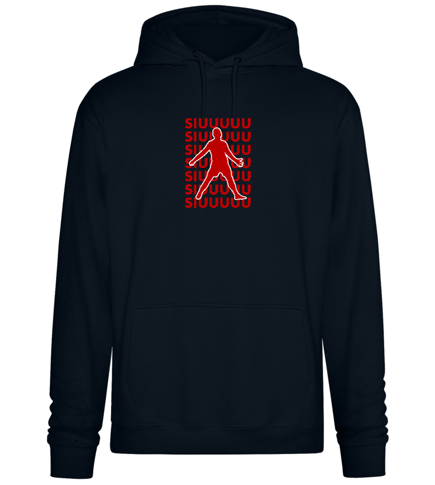 Soccer Celebration Design - Premium Essential Unisex Hoodie_BLACK_front