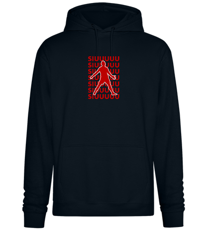 Soccer Celebration Design - Premium Essential Unisex Hoodie_BLACK_front