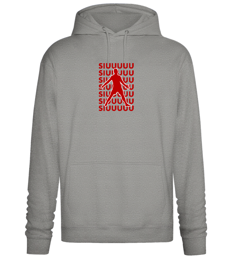 Soccer Celebration Design - Premium Essential Unisex Hoodie_ORION GREY II_front