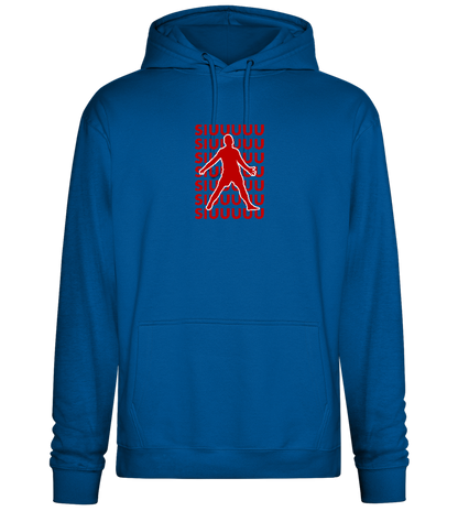 Soccer Celebration Design - Premium Essential Unisex Hoodie_ROYAL_front