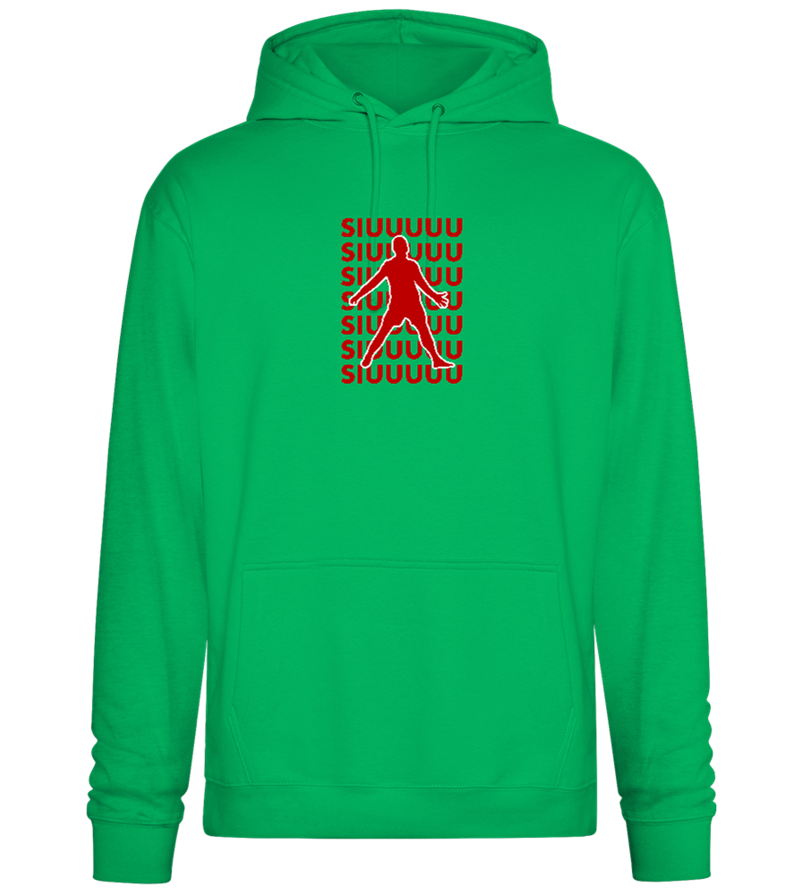 Soccer Celebration Design - Premium Essential Unisex Hoodie_SPRING GREEN_front