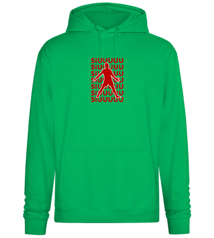 Soccer Celebration Design - Premium Essential Unisex Hoodie_SPRING GREEN_front