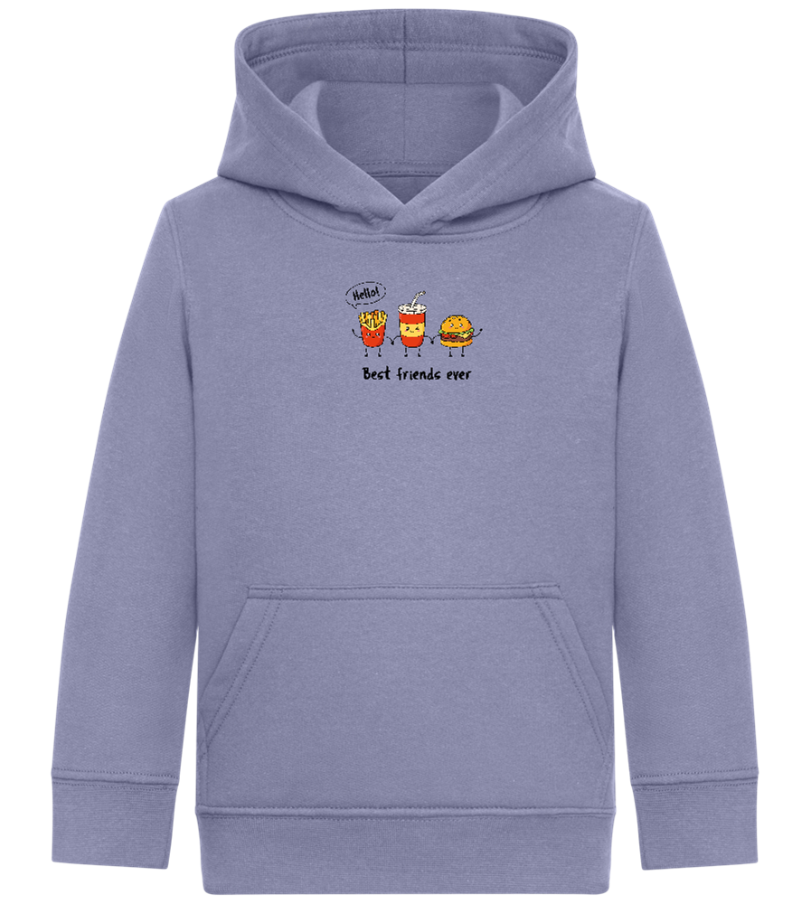 Best Friends Ever Design - Comfort Kids Hoodie_BLUE_front