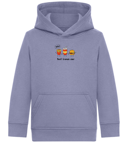 Best Friends Ever Design - Comfort Kids Hoodie_BLUE_front