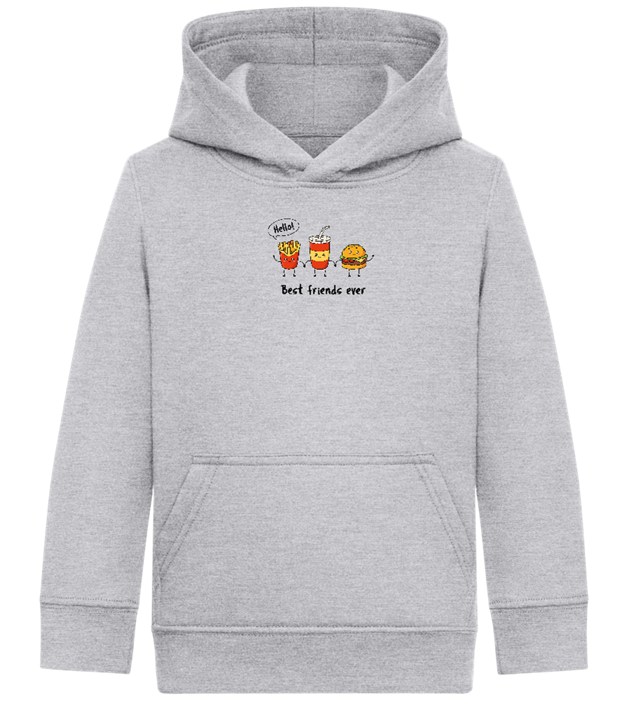 Best Friends Ever Design - Comfort Kids Hoodie_ORION GREY II_front