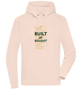 Built Not Bought Car Design - Premium unisex hoodie