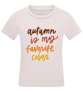 My Favorite Color is Autumn Design - Comfort kids fitted t-shirt