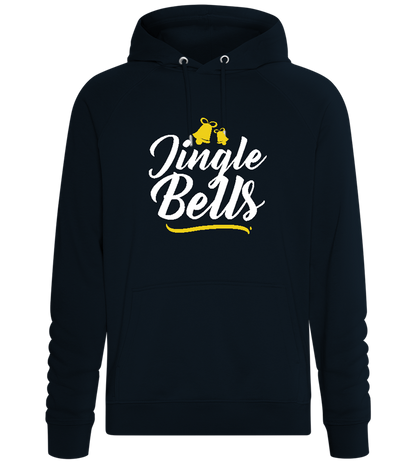 Christmas Jingle Bells Design - Comfort unisex hoodie_BLACK_front