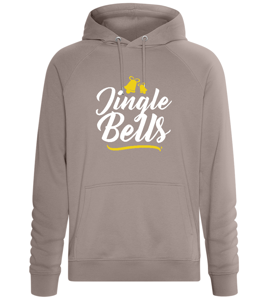 Christmas Jingle Bells Design - Comfort unisex hoodie_CHARCOAL CHIN_front