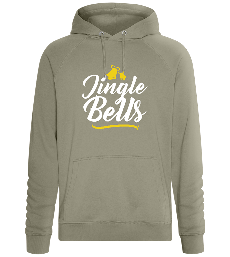 Christmas Jingle Bells Design - Comfort unisex hoodie_KHAKI_front