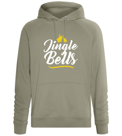 Christmas Jingle Bells Design - Comfort unisex hoodie_KHAKI_front