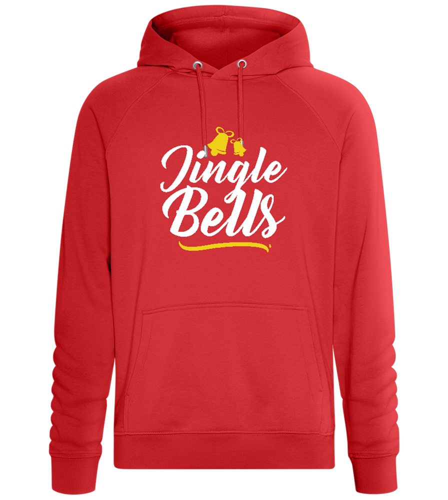 Christmas Jingle Bells Design - Comfort unisex hoodie_RED_front