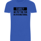 Fun in Dysfunctional Design - Basic Unisex T-Shirt_ROYAL_front