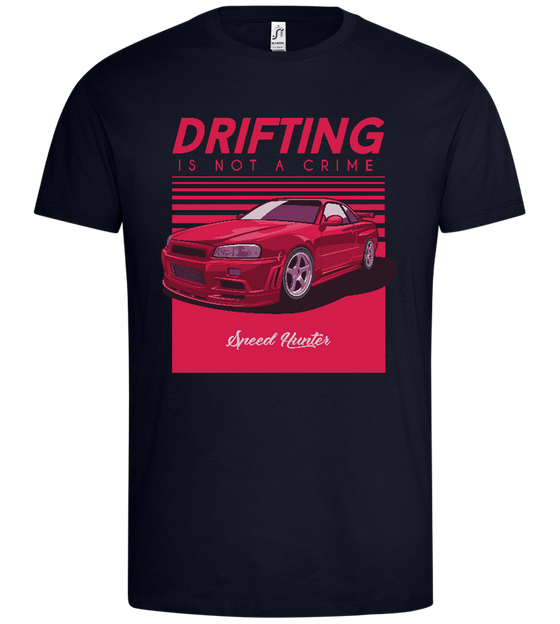 Speed Hunter Design - Premium men's t-shirt_FRENCH NAVY_front