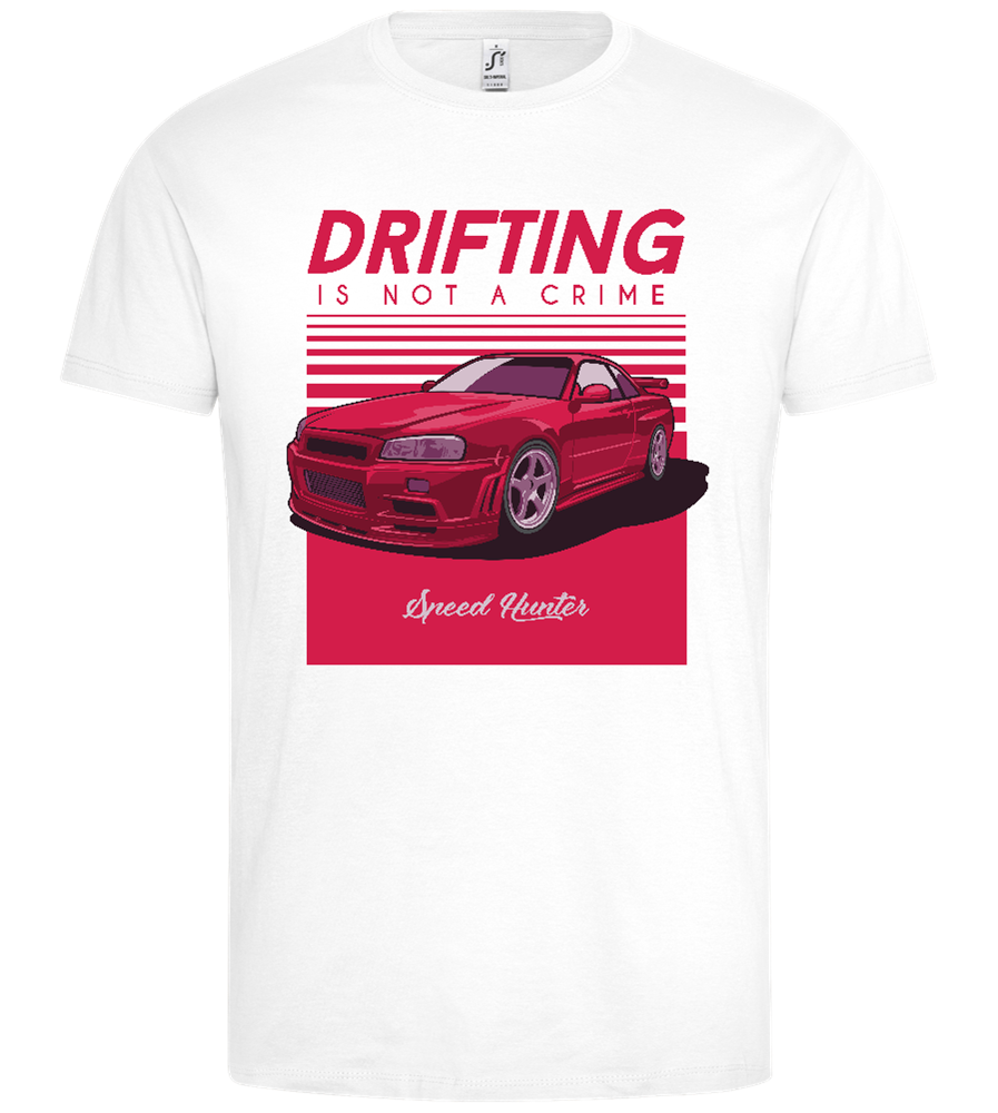 Speed Hunter Design - Premium men's t-shirt_WHITE_front