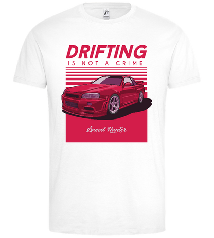 Speed Hunter Design - Premium men's t-shirt_WHITE_front