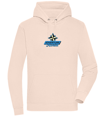 Adventure Awaits Design - Premium unisex hoodie_LIGHT PEACH ROSE_front