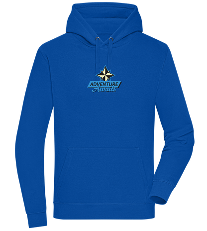 Adventure Awaits Design - Premium unisex hoodie_ROYAL_front