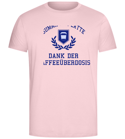 Kaffeeüberdosis Design - Comfort Unisex T-Shirt_CANDY PINK_front