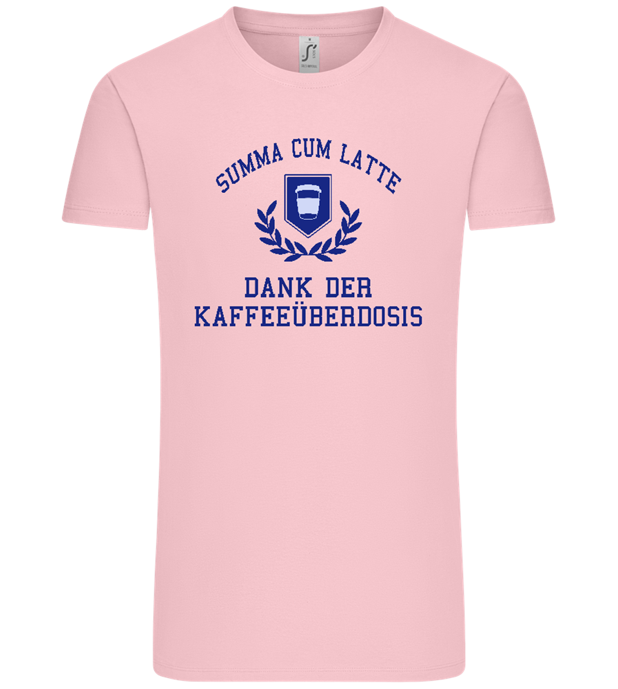 Kaffeeüberdosis Design - Comfort Unisex T-Shirt_CANDY PINK_front