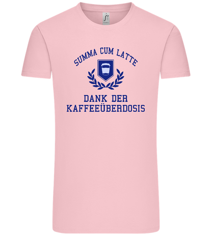 Kaffeeüberdosis Design - Comfort Unisex T-Shirt_CANDY PINK_front