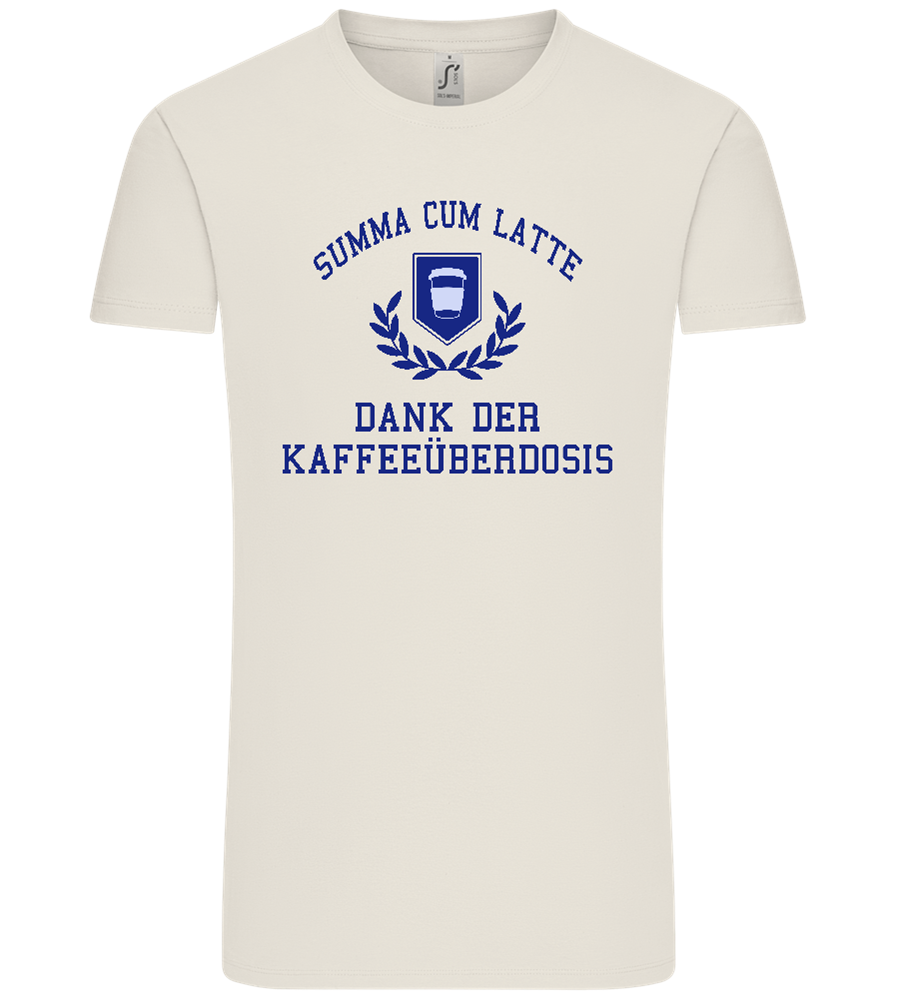 Kaffeeüberdosis Design - Comfort Unisex T-Shirt_ECRU_front