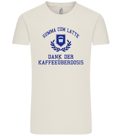 Kaffeeüberdosis Design - Comfort Unisex T-Shirt_ECRU_front