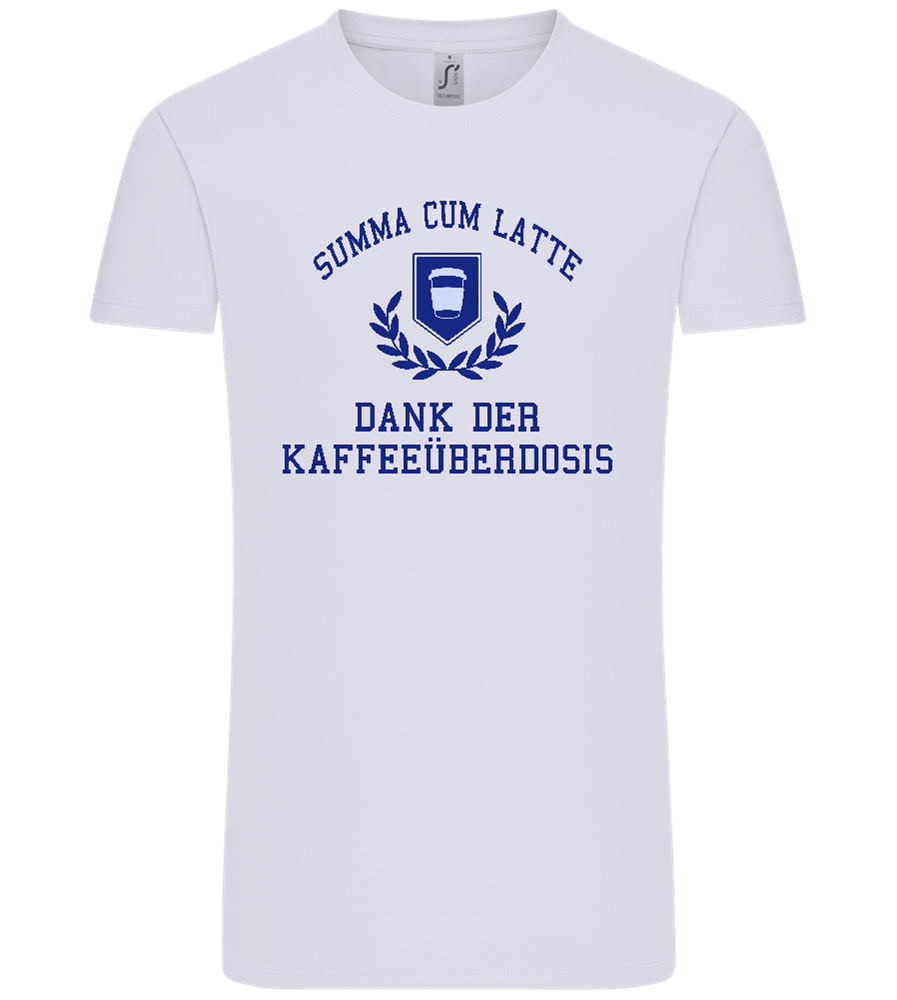 Kaffeeüberdosis Design - Comfort Unisex T-Shirt_LILAK_front