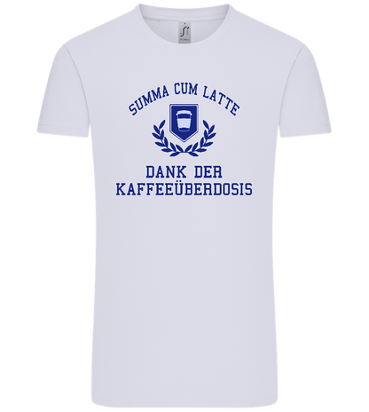 Kaffeeüberdosis Design - Comfort Unisex T-Shirt_LILAK_front